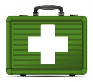 Vector first aid case